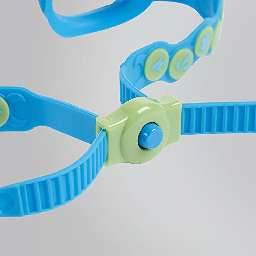 Speedo Sea Squad Gafas de Natación, Unisex bebé, Azul/Verde, Talla Única