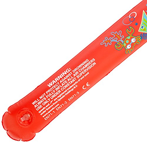 Speedo Sea Squad Inflatable Noodle Churro, Unisex, Rojo Lava, Talla Única (2 - 6 años)