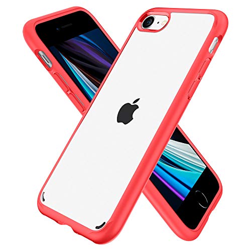Spigen Funda iPhone 7/8, [Ultra Hybrid 2] Variation Parent (Rojo)