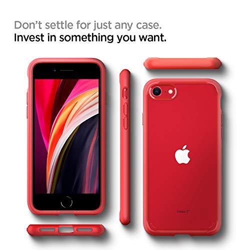 Spigen Funda iPhone 7/8, [Ultra Hybrid 2] Variation Parent (Rojo)