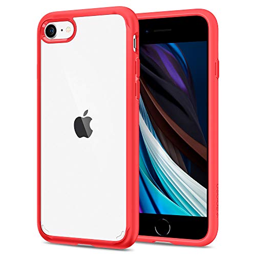 Spigen Funda iPhone 7/8, [Ultra Hybrid 2] Variation Parent (Rojo)
