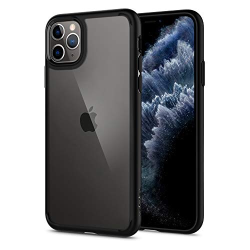 Spigen Ultra Hybrid Funda para iPhone 11 Pro, Compatible con Apple iPhone 11 Pro (5.8") 2019 - Negro Mate