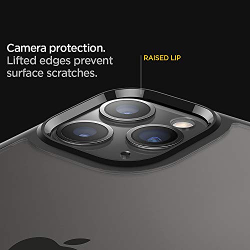 Spigen Ultra Hybrid Funda para iPhone 11 Pro, Compatible con Apple iPhone 11 Pro (5.8") 2019 - Negro Mate