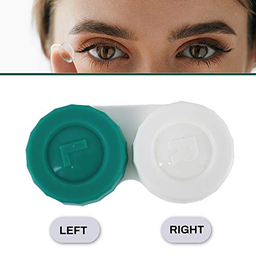 Sports Vision - Fundas para lentes de contacto, 10 unidades, diseño plano de rosca, fabricado en el Reino Unido, marca R & L