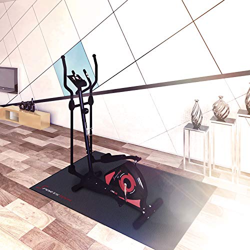 Sportstech CX608 Bicicleta Elíptica para Casa | Marca de Calidad Alemana | Video Eventos, App Multijugador & Consola Bluetooth | Elíptica con Cinturón de Pulso | Entrenamiento | Soporte para Tablet