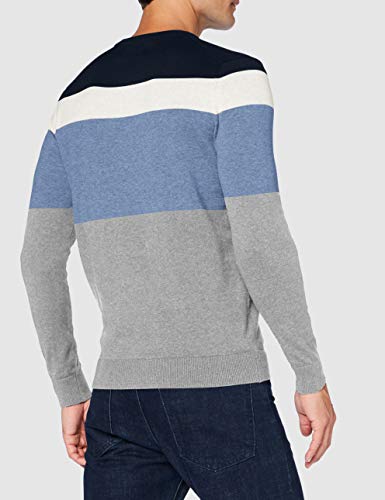 Springfield 1408569 Pullover Sweater, Gris, XXXL Mens