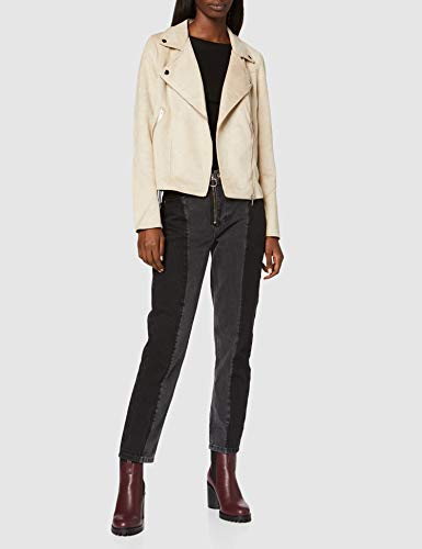 Springfield 4.2.T.Perfecto Antelina Chaqueta, Multicolor (Multicolor 52), 40 (Tamaño del Fabricante: 40) para Mujer