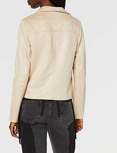 Springfield 4.2.T.Perfecto Antelina Chaqueta, Multicolor (Multicolor 52), 40 (Tamaño del Fabricante: 40) para Mujer