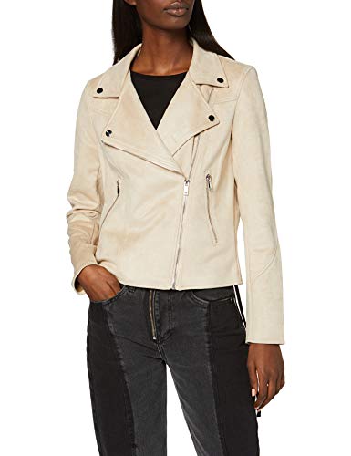 Springfield 4.2.T.Perfecto Antelina Chaqueta, Multicolor (Multicolor 52), 40 (Tamaño del Fabricante: 40) para Mujer