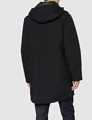 Springfield 4Ds.Parka Plumas INT Chaqueta, Negro (Black 1), X-Small (Tamaño del Fabricante: XS) para Hombre