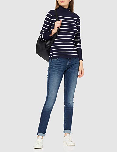 Springfield 7.J.Ap.T.Turtle Neck Jersey, Azul (Azul 19), Small (Tamaño del Fabricante: S) para Mujer