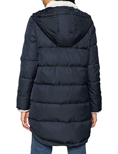 Springfield INT.Real Down Teddy Abrigo, Azul (Gama Azules 19), 38 (Tamaño del Fabricante:38) para Mujer