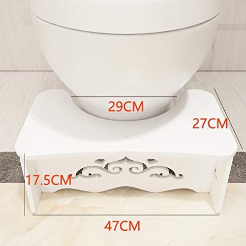 Squatty Potty Sillas for el baño en Cuclillas for el Tratamiento de Las hemorroides, estreñimiento, distensión Abdominal, Estar Sentado en el Inodoro