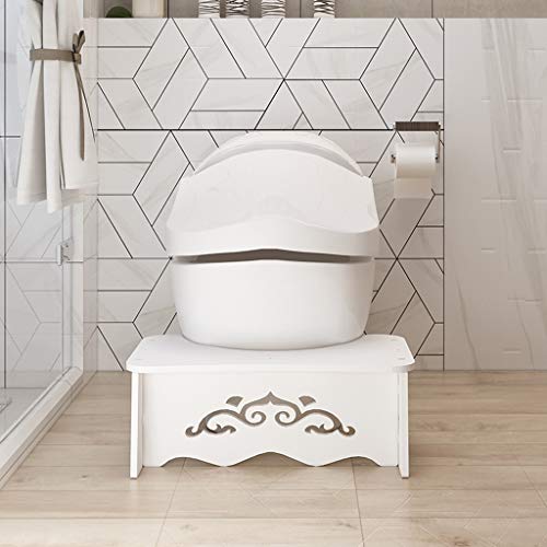 Squatty Potty Sillas for el baño en Cuclillas for el Tratamiento de Las hemorroides, estreñimiento, distensión Abdominal, Estar Sentado en el Inodoro