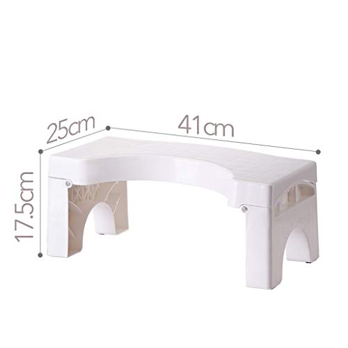 Squatty Potty Sillas para el baño en Cuclillas para el Tratamiento de Las hemorroides, estreñimiento, distensión Abdominal, Estar Sentado en el Inodoro