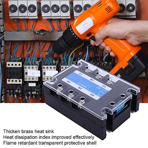SSR-40, módulo de relé de estado sólido DC-AC, piezas eléctricas industriales a prueba de polvo ZF40 SSR DA