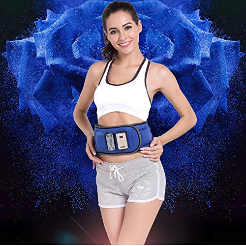 SSZZ Moldeador De Cuerpo Eléctrico, Cinturón De Tonificación De Ejercicio Delgado, Recortador De Cintura, Cinturón, Quemador De Grasa, Herramienta Vibratoria De Fitness para Mujeres Y Hombres