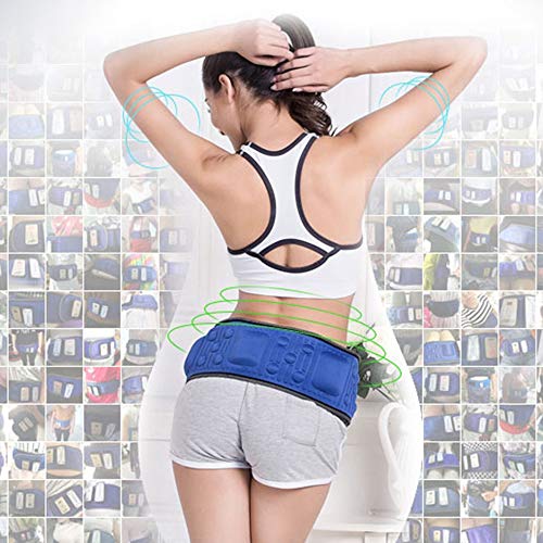 SSZZ Moldeador De Cuerpo Eléctrico, Cinturón De Tonificación De Ejercicio Delgado, Recortador De Cintura, Cinturón, Quemador De Grasa, Herramienta Vibratoria De Fitness para Mujeres Y Hombres