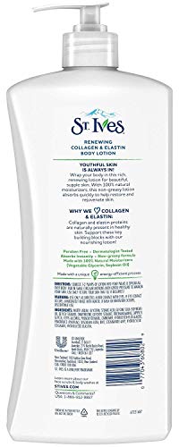 St. Ives Skin Renewing Body Lotion, colágeno elastina, 20 oz (Paquete de 2)