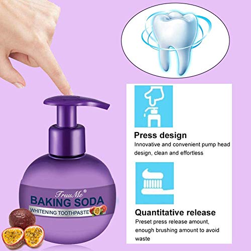 Stain Removal Whitening Toothpaste, Baking Soda Toothpaste, Prevenir la Caries Dental, Pasta de Dientes de Bicarbonato de Sodio, Prevenir la Caries Dental, Eliminación de Manchas