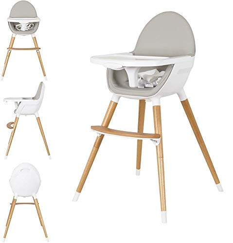 Star Ibaby Duo Trona de Bebes 2 en 1. Convertible en Sillita. Bandeja Extraible. Asiento de Foam ultra comodo.
