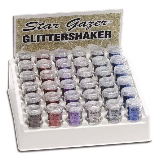 Stargazer Glitter Shaker, Maquillaje de ojos con brillos (Rojo) - 1 unidad