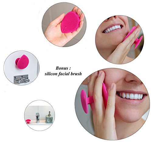 Stephanie Franck Beauty's ventosas de masaje faciales de silicona - My Face Lift - Tenga una piel con un aspecto mas sano y mas joven, elimina las arrugas - rosa