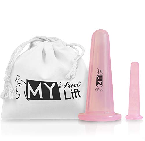 Stephanie Franck Beauty's ventosas de masaje faciales de silicona - My Face Lift - Tenga una piel con un aspecto mas sano y mas joven, elimina las arrugas - rosa