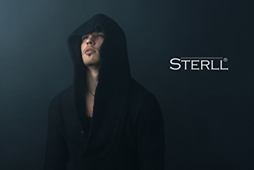 STERLL Cadena para hombre de plata 925, 50 cm de longitud, con colgante a forma de cruz, con caja de joyas, ideal como regalo de hombre