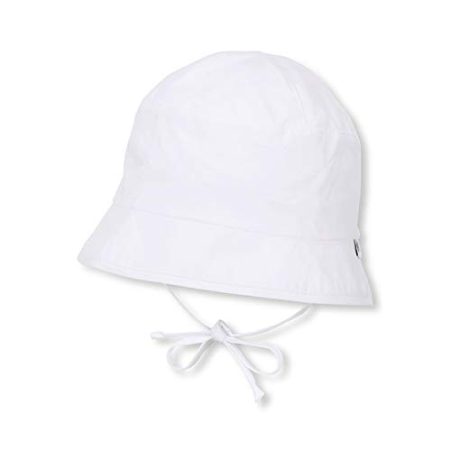 Sterntaler Fischerhut 1501450 Gorro de Punto, Blanco (Weiss 500), Talla Única (Talla del Fabricante: 51) para Niños