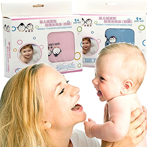 StillCool Recién Nacido Asiento baño del bebé Accesorios de baño de Soporte del Asiento baño de Ducha del bebé recién Nacido del bebé Baño de Seguridad (Rosa)