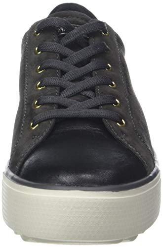 Stonefly Stella 3 Velour, Zapatos de Cordones Derby para Mujer, Gris (Magnet Gray 08W), 37 EU