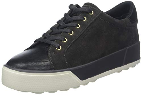 Stonefly Stella 3 Velour, Zapatos de Cordones Derby para Mujer, Gris (Magnet Gray 08W), 37 EU