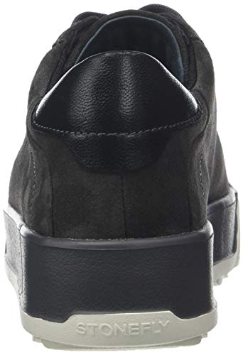 Stonefly Stella 3 Velour, Zapatos de Cordones Derby para Mujer, Gris (Magnet Gray 08W), 37 EU