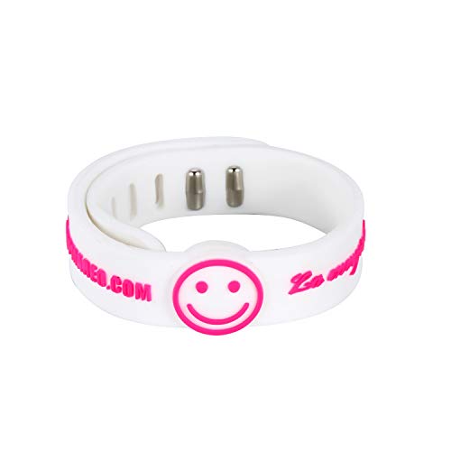 Stop mareo y Naúseas, Pulsera Antimareo. (S, Blanco)