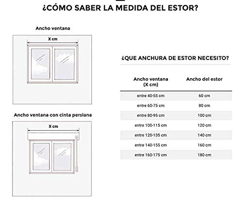 STOR PLANET Estores Collection Estor Elegant Beige Jaspeado 100 x 180 cm