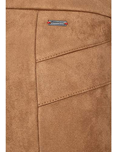Street One 373428 Style Hope Skinny Fit Pantalón, Camel Natural, 36W x 28L para Mujer
