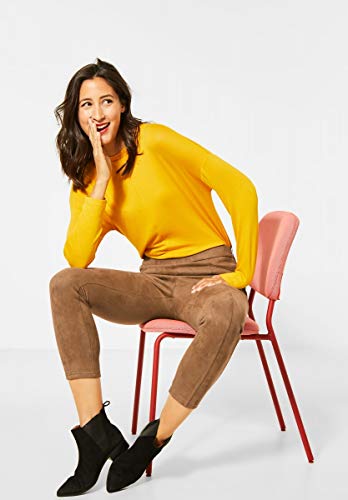 Street One 373428 Style Hope Skinny Fit Pantalón, Natural Camel, W44/L28 para Mujer