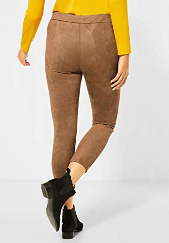 Street One 373428 Style Hope Skinny Fit Pantalón, Natural Camel, W44/L28 para Mujer