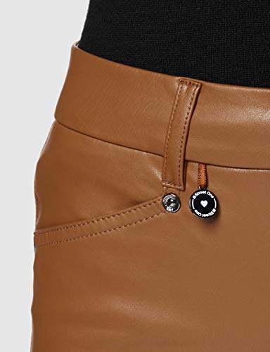 Street One 373431 Beschichtete Hose im Style Tilly Pantalón, Camel, 44W x 28L para Mujer