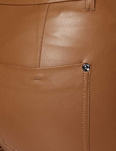 Street One 373431 Beschichtete Hose im Style Tilly Pantalón, Camel, 44W x 28L para Mujer