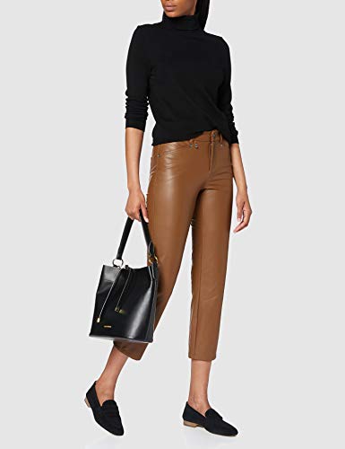 Street One 373431 Beschichtete Hose im Style Tilly Pantalón, Camel, 44W x 28L para Mujer