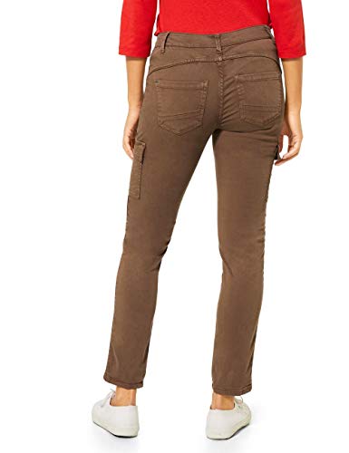 Street One A342243 Pantalón, Camel Oscuro, 36W x 30L para Mujer