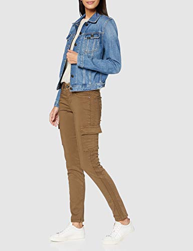 Street One A342247 Pantalón, Camel Oscuro, 44W x 30L para Mujer