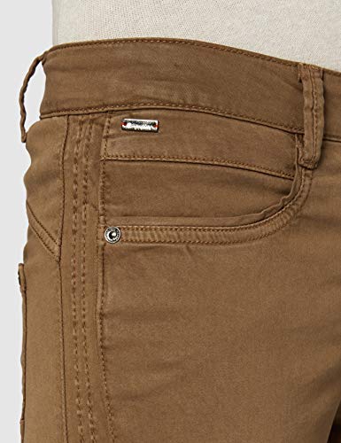 Street One A342247 Pantalón, Camel Oscuro, 44W x 30L para Mujer