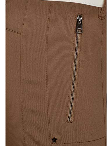 Street One A373485 Pantalón, Camel Oscuro, 46W x 30L para Mujer