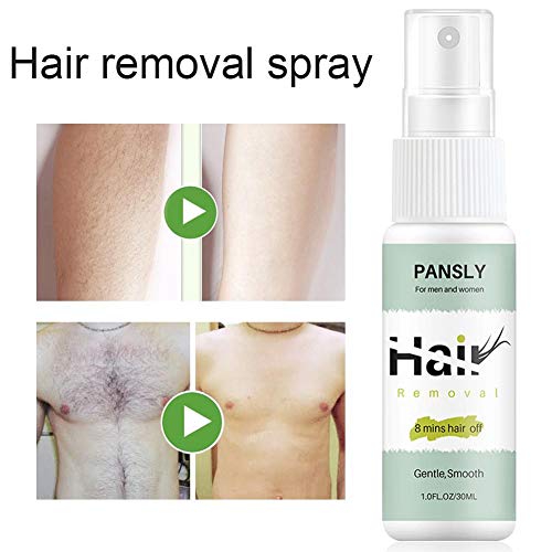 Stronrive Aerosol Natural Puro para Remover El Vello para Una Remoción De Cabello Suave Y Eficaz, E Hidratación, Aerosol No Irritante para Remover El Vello para Mujeres De Aproximadamente 30 Ml
