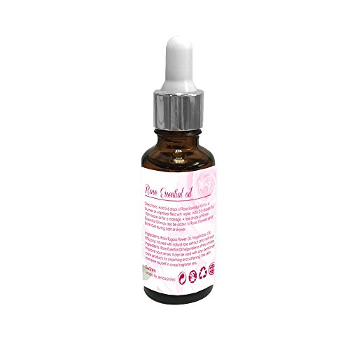 Suavizado y Ablandamiento Del Aceite Esencial De Rose 30ml El Aceite de Rosa es el mejor para iluminar el nutriente contra el envejecimiento y el alivio del estrés