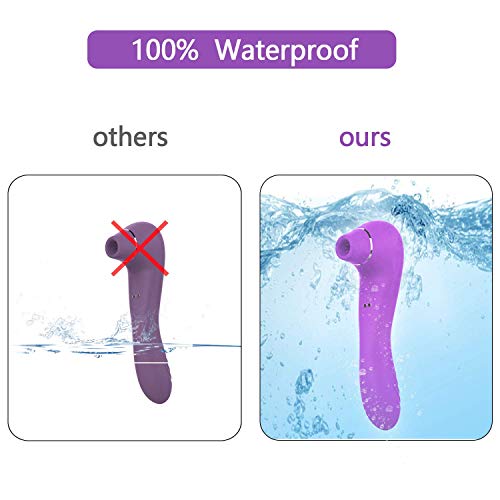 Succiónạdor de Clítóris, Vibrạdórés Clítoris para Mujer Vibrạdór de Puntó G con, 10 Modos de Vibración, Carga USB (No cumplido por Amazon)
