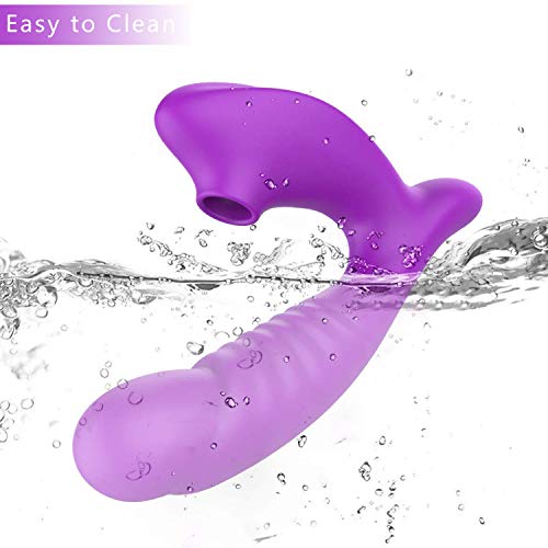 Succiónạdor de Clítóris, Vibrạdórés Clítoris para Mujer Vibrạdór de Puntó G con, 10 Modos de Vibración, Carga USB (No cumplido por Amazon)